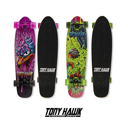 Tony Hawk 31" Complete Cruiser Skateboard - Slime Hawk Graphic Longboard