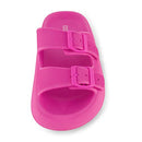 CUSHIONAIRE Women's Fame recovery cloud slide with +Comfort, Hot Pink 9