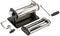 MASTERPRO-Extra Wide Pasta Machine Stainless Steel/Black Carbon Steel 180mm