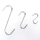 [26PCE] Handy Hardware - Hooks S Shaped Hanging Hooks Stainless Steel Metal Durable Heavy Duty Practical Hangers (13pcs/Pack x 2Pack) 11cm, 6cm, 3cm