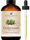 Handcraft Cedarwood Essential Oil - Huge 4 OZ - 100% Pure & Natural - Premium Therapeutic Grade with Premium Glass Dropper