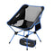 FBSPORT Camping Chair, Portable Folding Chair Lightweight Backpacking Chair Compact & Heavy Duty, Foldable Chair Outdoor with Carry Bag for Hiking Beach Picnic Travel Fishing (1 Pack Dark Blue Large)