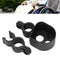 Cane Holder, Walking Stick Holder Crutches Stick Rack Bracket Accessories Rollator Mobility Aid Carrier Attachment for Elderly Walker Electric Wheelchair Users Drive Scooter Device