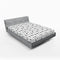 Ambesonne Animal Print Fitted Sheet, Little French Bulldog Puppies Inside Coffee Cups Dog Paws Pet Love, Bed Cover with All-Round Elastic Deep Pocket for Comfort, King Size, Charcoal Grey White