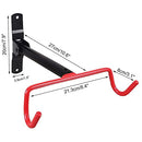 Bike Wall Mount Bike Hanger Foldable Bicycle Storage Horizontal Bike Rack Bike Hook for Garage Indoor Shed with Screws