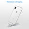 JETech Case for iPhone Xs Max 6.5-Inch, Non-Yellowing Shockproof Phone Bumper Cover, Anti-Scratch Clear Back (Clear)