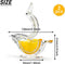 Lemon Slice Squeezer, 2Pcs Manual Lemon Slice Squeezer Fruit Juicer,Lemon Juicer Lemon Slice Squeezer,Lemon Squeezer Hand Juicer,Acrylic Manual Lemon Slice Squeezer,Lemon Squeezer Lemon Juicer