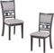 New Classic Furniture Gia Dining Chairs, Set of 2, Gray