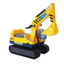 Kids Ride On Sand Excavator Truck Machinery Digger with Helmet Beach Backyard Children Play Car Toys