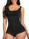 SHAPERX Women Fajas Colombianas Body Shaper Lace Zipper Open Bust Bodysuits Full Body Shapewear,SZ7200-Black-New-2XL