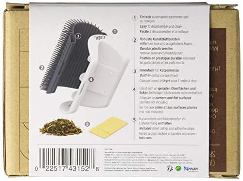 Catit Senses 2.0 Self Groomer Cat Brush, Interactive Cat Toy