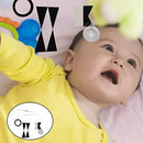 Colaxi Montessori Mobile Toy Black and White Mobile Toy Hanging Gift for Newborn Baby Activity Toys - Finished