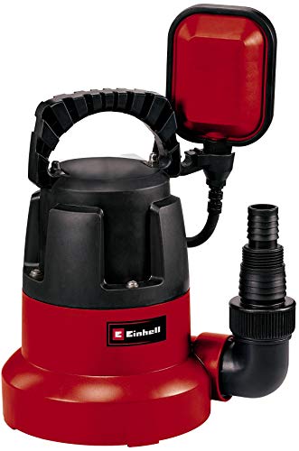 Einhell GC-DP 3580 LL Clean Water Pump | 350W Submersible Pump, 8000 L/H, Float Switch, 5M Cord | Low Level Electric Pump - Empty Hot Tubs, Inflatables And Swimming Pools Down To 1mm