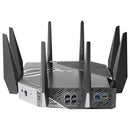 ASUS ROG Rapture GT-AXE11000 Tri-Band WiFi 6E Gaming Router, New 6GHz Band, WAN Aggregation, 2.5G Port, Lifetime Free Internet Security, Mesh WiFi Support, 4 LAN Ports, VPN, Advanced Cooling System