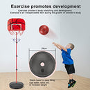 MECOS Adjustable Kids Basketball Stand Basketball Hoop, Adjustable Max Height to 150cm/60", Indoor Basketball Hoop Outdoor Toys Outside Backyard Games for Boys Girls Age 2 3 4 5 6 7 8