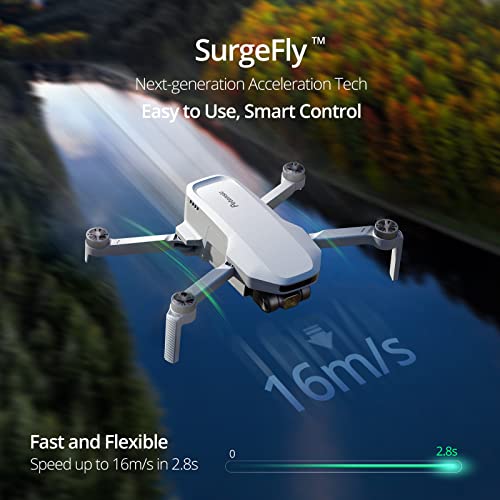 Potensic ATOM SE GPS Drone With 4K EIS Camera, Under 249g, 31 Mins Flight, 4KM FPV Transmission, Max Speed 16m/s, Auto Return, Lightweight and Foldable Drone for Adults