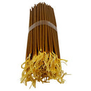 100 Natural Pure Beeswax Taper Candles 9 Inch Tall Church Jerusalem Holy Land Scented Candle Gift Box