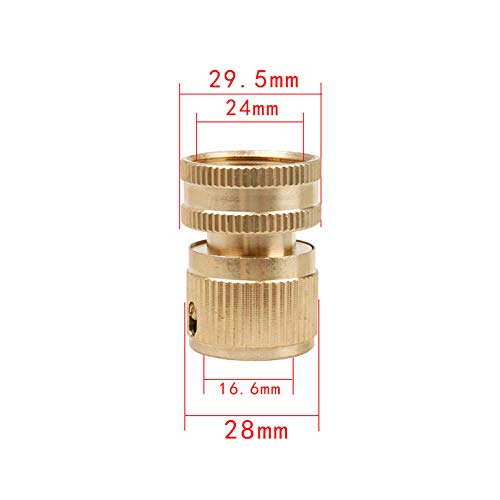 OTNE Hose Fittings Brass Garden Hose Expandable Stretch Hose Adaptors Universal Tap Connectors Set