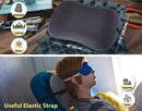 TREKOLOGY Camping Pillow Aluft Pro, Large Inflatable Camping Pillows for Sleeping, Travel Beach Pillow Inflatable Pillow Inflatable Cushion Blow Up Pillow for Camping Pillows Compact Inflatable Pillow