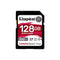 Kingston 128 GB Canvas React Plus SD Memory Card, Black