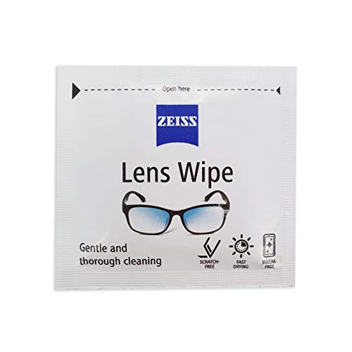 ZEISS Lens Wipes, 10 count, Pack of 10