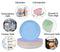 Zelova Wheat Straw Dinnerware Sets for 6- Unbreakable Plastic Dishes Set 42 PCS, Reusable Plates and Bowls Sets, Lightweight, Microwave & Dishwasher Safe - Perfect for Camping, Picnic, Campervan