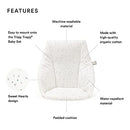 Stokke Tripp Trapp Baby Cushion, Sweet Hearts - Add Softness, Support & Comfort to Your Tripp Trapp Baby Set - Machine Washable + Made with Organic Cotton - Fits All Tripp Trapp Chairs