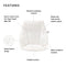 Stokke Tripp Trapp Baby Cushion, Sweet Hearts - Add Softness, Support & Comfort to Your Tripp Trapp Baby Set - Machine Washable + Made with Organic Cotton - Fits All Tripp Trapp Chairs