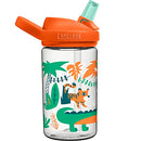 CamelBak Eddy+ 14 oz Kids Water Bottle with Tritan Renew – Straw Top, Leak-Proof When Closed, 14oz, Jungle Animals