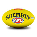 Sherrin AFL Replica All Surface Football, Yellow, Size 5