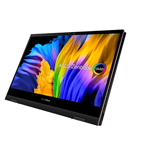 ASUS Zenbook Flip Laptop + Touch screen, 13.3-inch, Windows 11 Home, Intel Core i7-1165G7 Processor 2.8 GHz Processor, 1TB SSD, 16GB RAM, Intel Iris Xe Graphics, Jade Black, UX371EA-HL709W