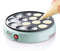 Bestron Poffertjes Maker Retro Design Mini Pancake Machine with Non-Stick Coating, Sweet Dreams, 800 W, Mint