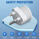 HEYMIX UK Travel Adapter 3-Pack, UK to AUS Universal Travel Plug, AU to UK International Power Adapter, UK to Australia Travel Power Adapter, UK Plug for England,Malaysia,Indonesia,Part Asia,Singapore