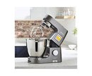 Kenwood Titanium Patissier, Stand Mixer, KWL90004SI, Silver, 1400W, 2 x Large Capacity Bowls, 13 Speeds, Planetary Mixing, Melting Function, Included: Whisk, Dough Tool, k-Beater, Creaming Beater