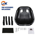 LJX Hoverboard Seat Attachment, Go Kart, Hoverboard Accessories for 6.5” 8” 10” Hoverboard, Wider Seat, Suitable for All Ages (Pink)
