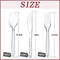 300 Pieces Plastic Cutlery, Plastic Spoons, Plastic Forks, Party Cutlery, Reusable, 100 Knives, Forks and Spoons, Party Tableware Reusable & Robust Party Cutlery