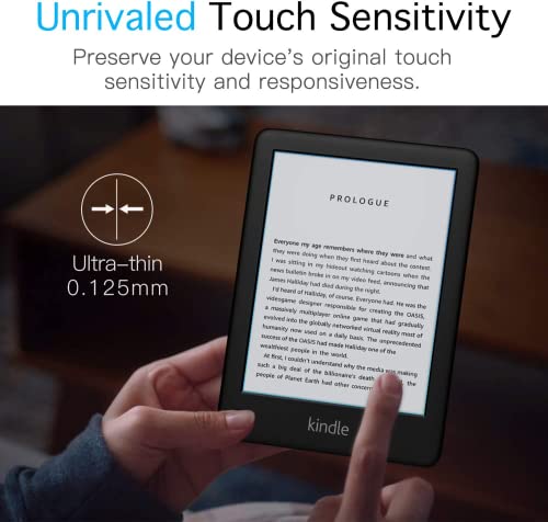 【2 Pack】T Tersely Screen Protector for All-New Kindle (10th Generation-2019, 6 inch), Premium Anti-Glare (Matte) PET Protective Film, Full-Coverage