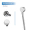 Decaura WELS Twin Hose Shower System 9" Rain Shower Head Set Sliding Rail 3-Mode Handheld Shower Head 2 in 1 Set (Round Head Chrome)