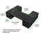 Couchmaster CYCON² Black Edition - Couch Gaming Desk for Mouse & Keyboard (for PC, PS4/5, Xbox One/Series X), Ergonomic lapdesk for Couch & Bed