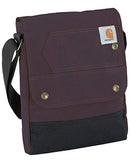 Carhartt Women's, Durable, Adjustable Crossbody Bag with Flap Over Snap Closure, Wine