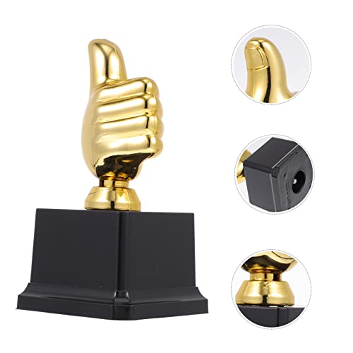 CLISPEED Thumbs Up Award Trophies Stationery Awards Trophies Awards Trophy Plus Thumbs UP Award Trophies for Sports Tournaments Competitions Parties