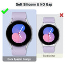 galaxy watch 5/4 band,for Samsung galaxy watch 5 pro Band 40mm 44mm 45mm,Soft Silicone Sport Strap Correa galaxy 4 classic Bands for Women men 46mm 42mm,no gap Bracelet Replacement Wristbands