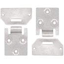 OXTOUF Golf Cart Seat Hinge Plate Set for EZGo TXT Medalist 1995-Up Gas/Electric Golf Buggies,Male & Female Hinge Plate OEM