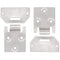 OXTOUF Golf Cart Seat Hinge Plate Set for EZGo TXT Medalist 1995-Up Gas/Electric Golf Buggies,Male & Female Hinge Plate OEM