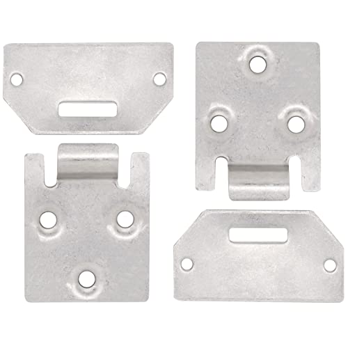 OXTOUF Golf Cart Seat Hinge Plate Set for EZGo TXT Medalist 1995-Up Gas/Electric Golf Buggies,Male & Female Hinge Plate OEM