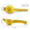 ZEYUAN Manual Juicer Citrus Lemon Squeezer,Fruit Juicer Lime Press Metal,Professional Hand Juicer Kitchen Tool(yellow）