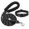 Heavy Duty Rope Dog Leash with Comfortable Padded Handle and Highly Reflective Threads 1.2M 1.5M 1.8M Suitable for Small, Medium and Large Dogs