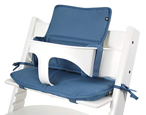 Tinydo® High Chair Seat Cushion Dark Blue - Optimal Accessory for Stokke Tripp Trapp - Seat Reducer Cushion with XXL Cushioning Without Slipping (Dark Blue)