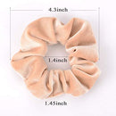 Whaline 12 Pack Hair Scrunchies Premium Velvet Scrunchy Elastic Hair Bands for Girls, Women Hair Accessories (12 Colors)