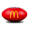 Sherrin AFL Replica Training Football, Red, Size 5